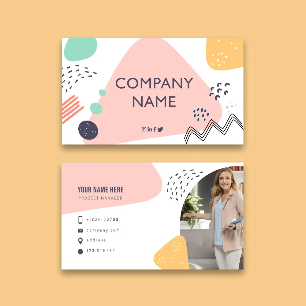 Custom Cards Thank You Cards Custom Business Card Packaging For Small Businesses Wedding invitations Postcards Personalized logo - Image 5