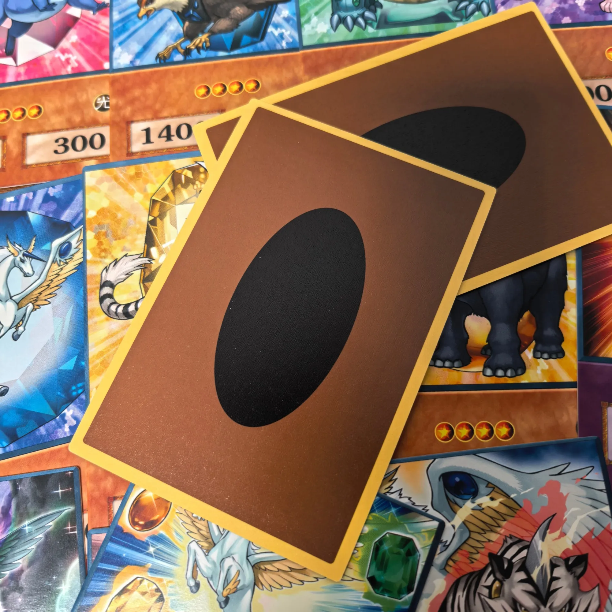 100Pcs Yu Gi Oh Anime Style Cards Joey Rebecca Set Red Eyes Dragon Yugioh DM Classic Proxy DIY Card Kids Gift - Image 2