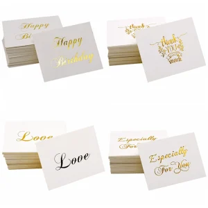 10-30pcs White Paper Card "thank you"Small Card Gift Decoration Card Writable Card 6x8cm Wedding Favors Card 6X8cm