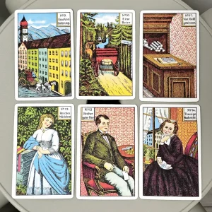 1890s Original Kipper Cards In Both Directions 36+6 Pcs Cards Germany Language Printed on 350GSM Double Embossed Paper 9*6cm