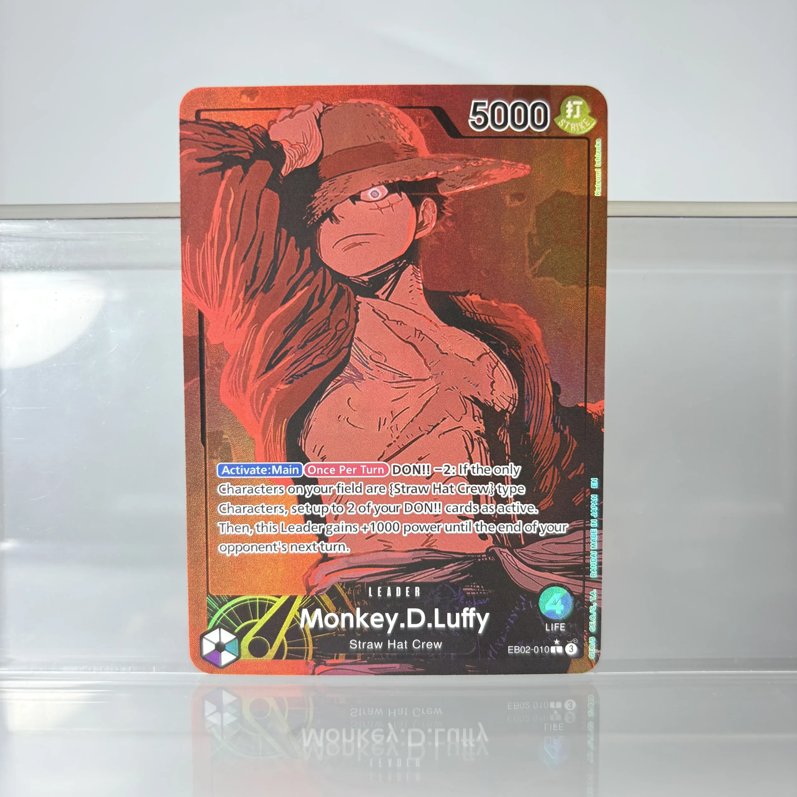 Anime One Piece OPCG English Leader Luffy Chopper Uta Hody Jones Perona Yamato Vinsmoke Reiju Dragon Game Collection Proxy Cards - Image 2