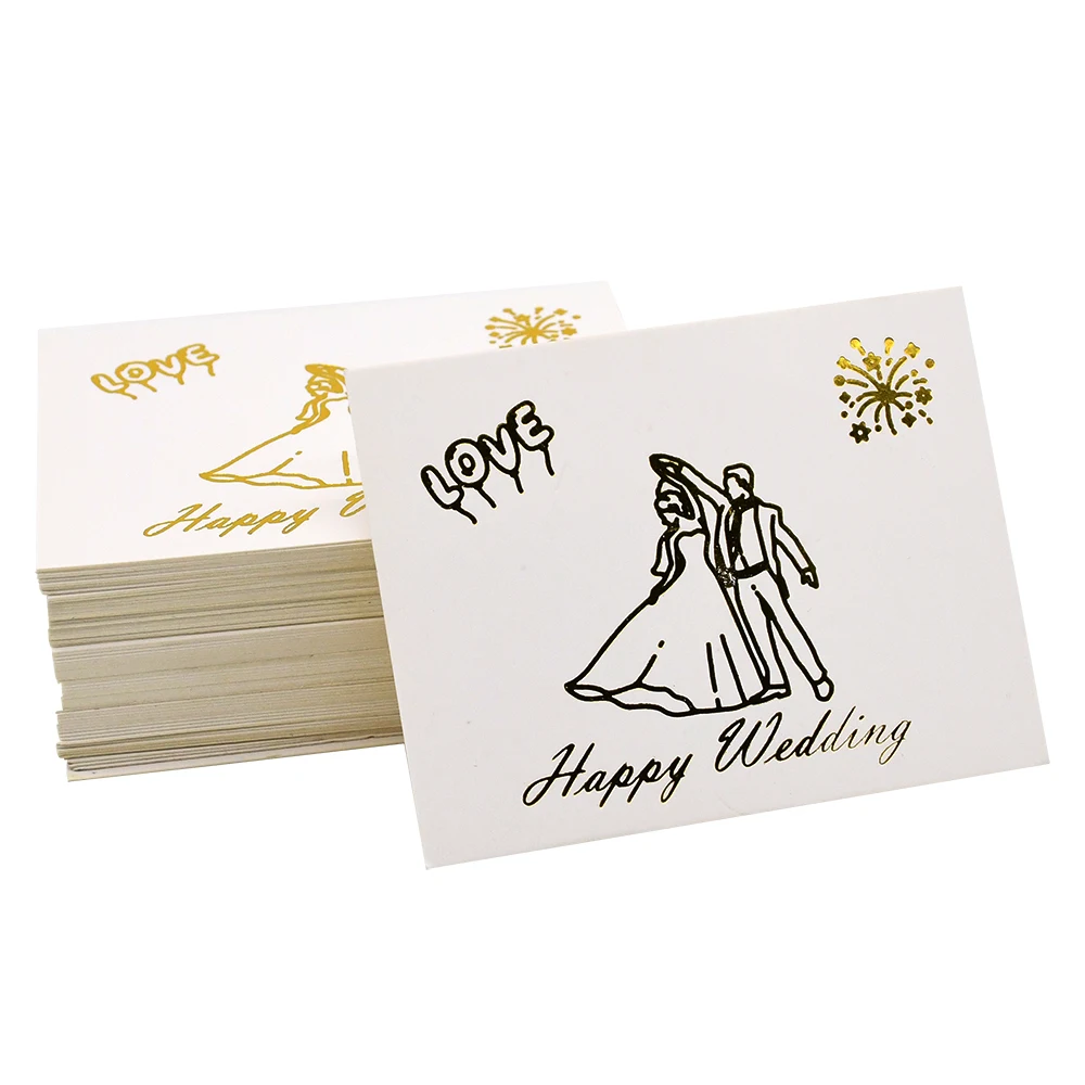 10-30pcs White Paper Card "thank you"Small Card Gift Decoration Card Writable Card 6x8cm Wedding Favors Card 6X8cm - Image 3