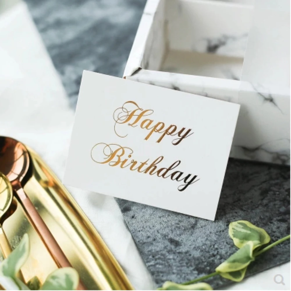 10-30pcs White Paper Card "thank you"Small Card Gift Decoration Card Writable Card 6x8cm Wedding Favors Card 6X8cm - Image 4