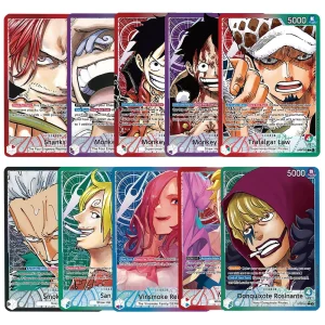 Anime One Piece OPCG English Leader Nami Law Ace Luffy Sabo Zoro Sanji Replica Reiju Perona Game Collection Proxy Cards