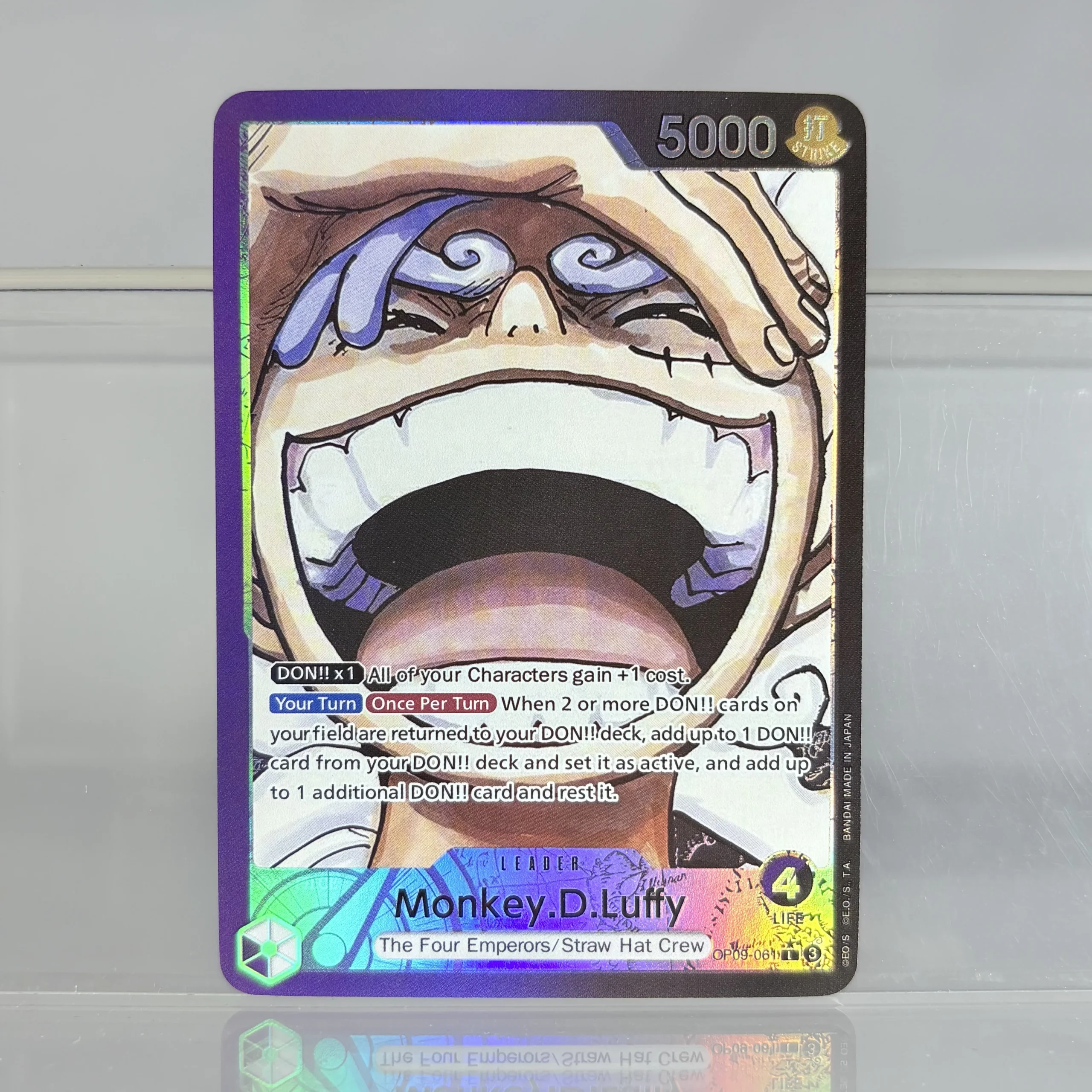 Anime One Piece OPCG English Leader Nami Law Ace Luffy Sabo Zoro Sanji Replica Reiju Perona Game Collection Proxy Cards - Image 3
