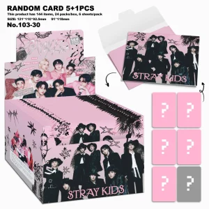 Stray Kids 5+1 Pcs Random Photo Cards New Album DO IT Merch Envelope Pack Kpop Idol Fan Support Collectible Gift Greeting Cards