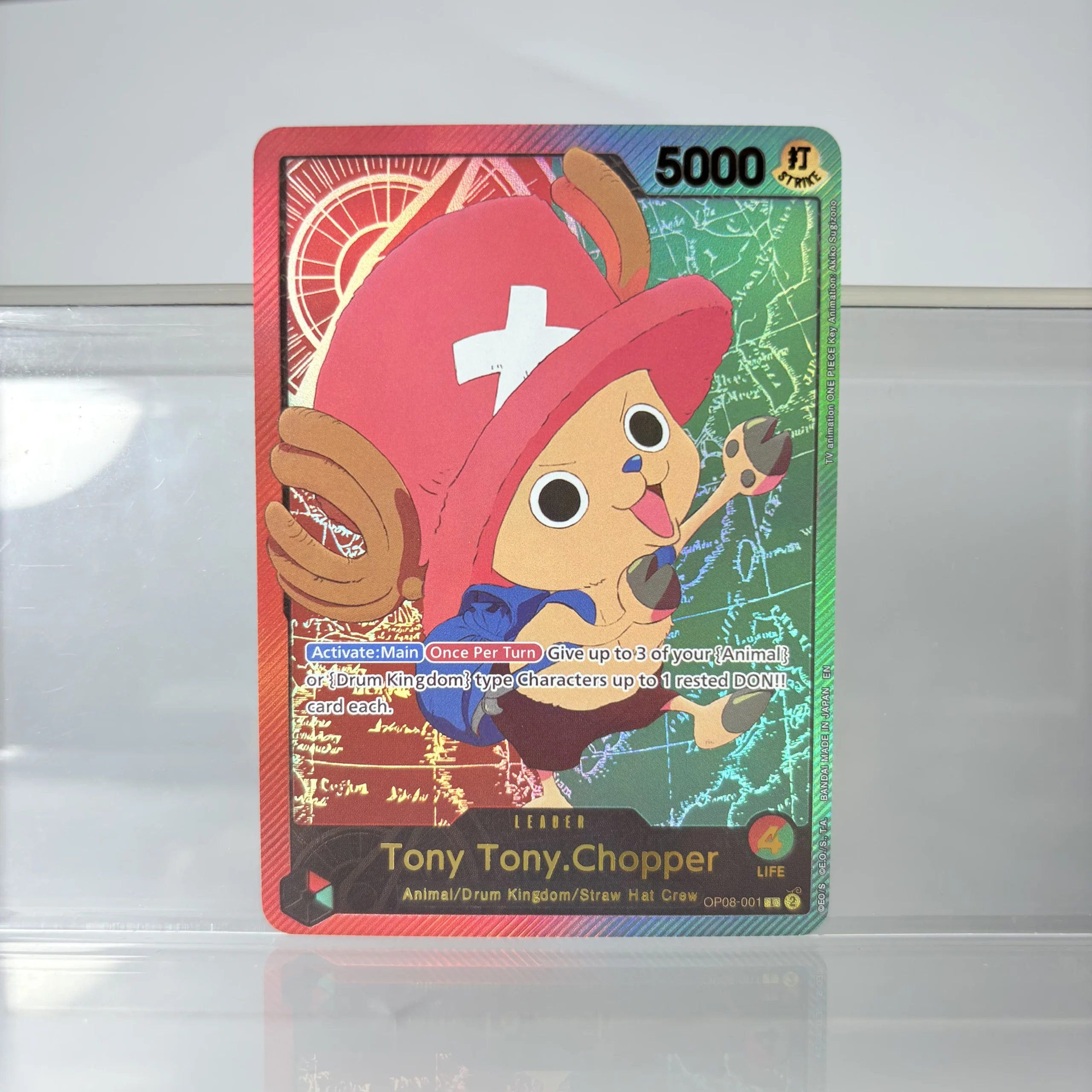 Anime One Piece OPCG English Leader Luffy Chopper Uta Hody Jones Perona Yamato Vinsmoke Reiju Dragon Game Collection Proxy Cards - Image 3