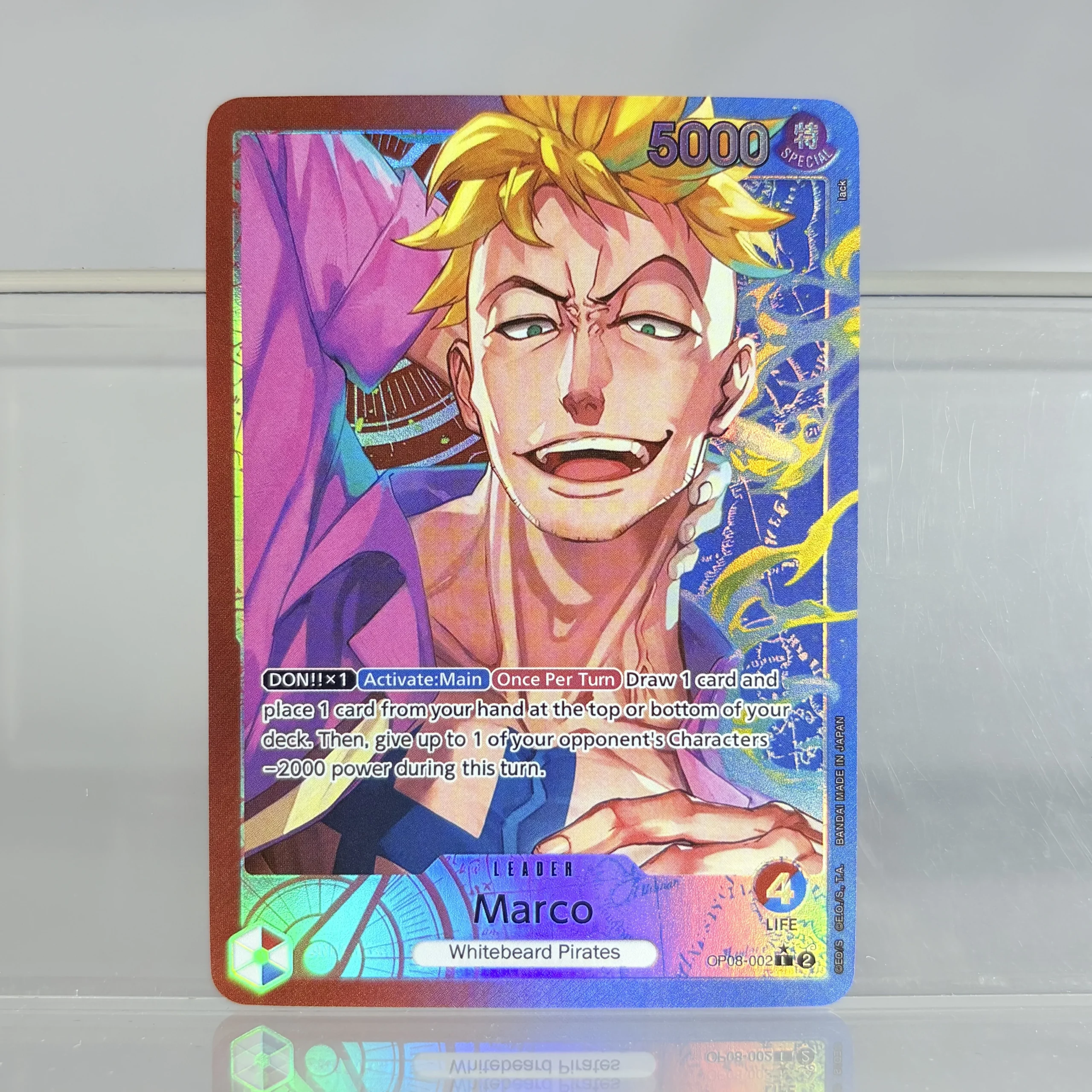 Anime One Piece OPCG English Leader Nami Law Ace Luffy Sabo Zoro Sanji Replica Reiju Perona Game Collection Proxy Cards - Image 6