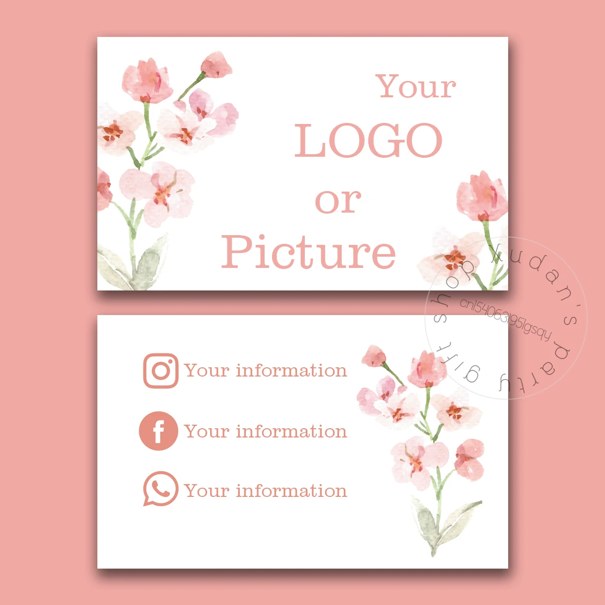 Custom Cards Thank You Cards Custom Business Card Packaging For Small Businesses Wedding invitations Postcards Personalized logo - Image 6