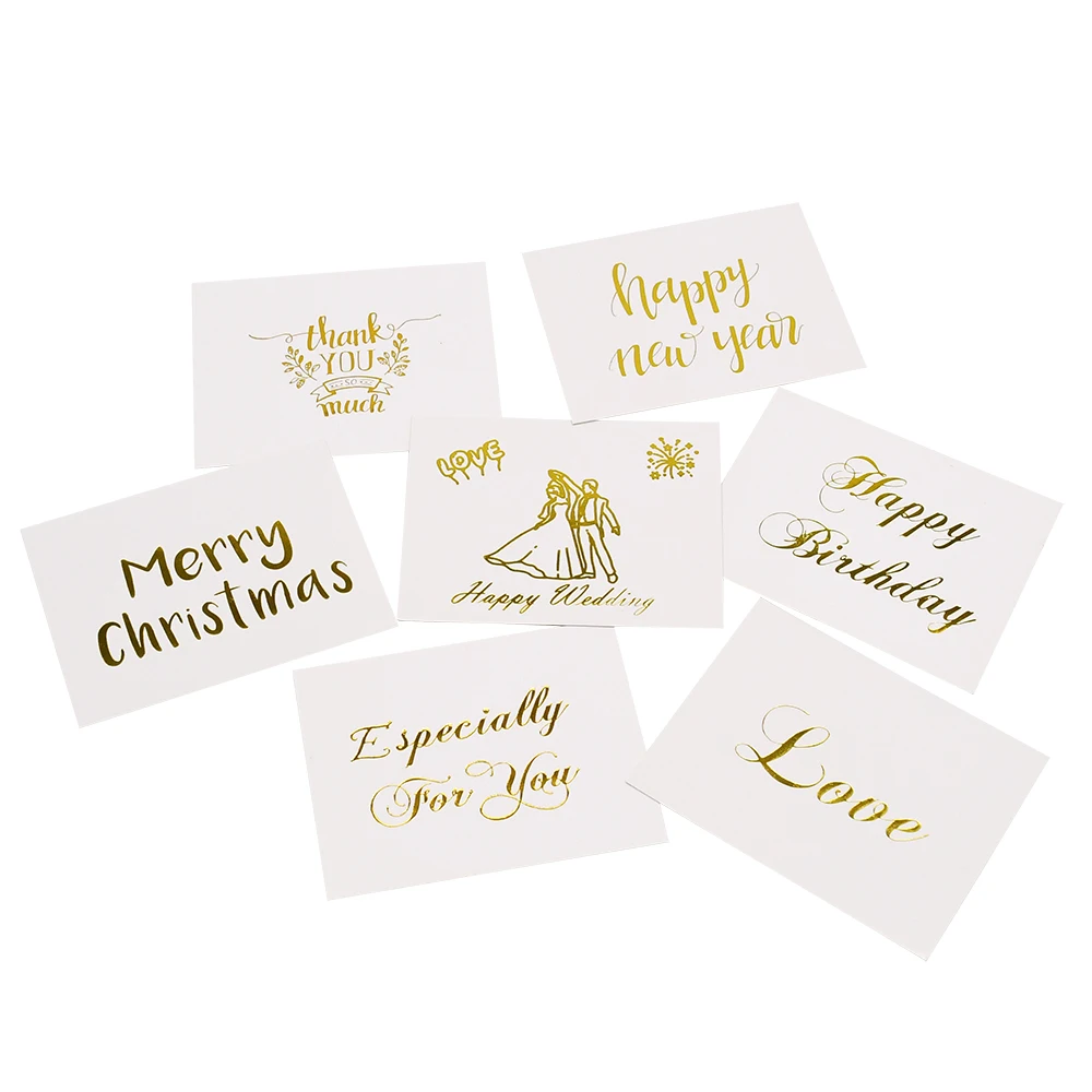 10-30pcs White Paper Card "thank you"Small Card Gift Decoration Card Writable Card 6x8cm Wedding Favors Card 6X8cm - Image 5